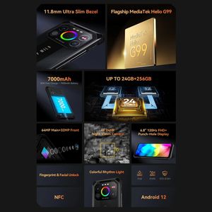 Vente en gros pas cher <span class=keywords><strong>IIIF150</strong></span> <span class=keywords><strong>Air1</strong></span> <span class=keywords><strong>Ultra</strong></span> plus robuste téléphone intelligent vision nocturne 12 Go + 256 Go Android 12 4G téléphones portables smartphones - Product Image 3