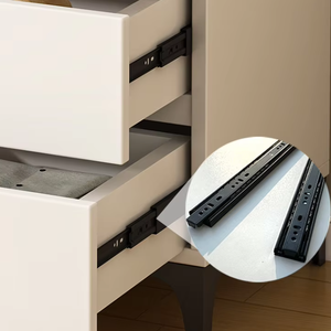 Table de chevet domestique moderne en bois Panneau en mélamine Tables de console latérales en métal intelligentes réglables - Product Image 3