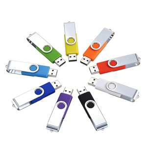 Memoria USB Personalizada con Logotipo, Nueva Unidad Flash USB Tipo C OTG Metálica Giratoria, Compatible con <span class=keywords><strong>2.0</strong></span>, 32 GB, 1 Año de Garantía - Product Image 1