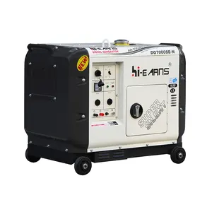 5KVA white Color Single Phase With Timer Silent Diesel Generator