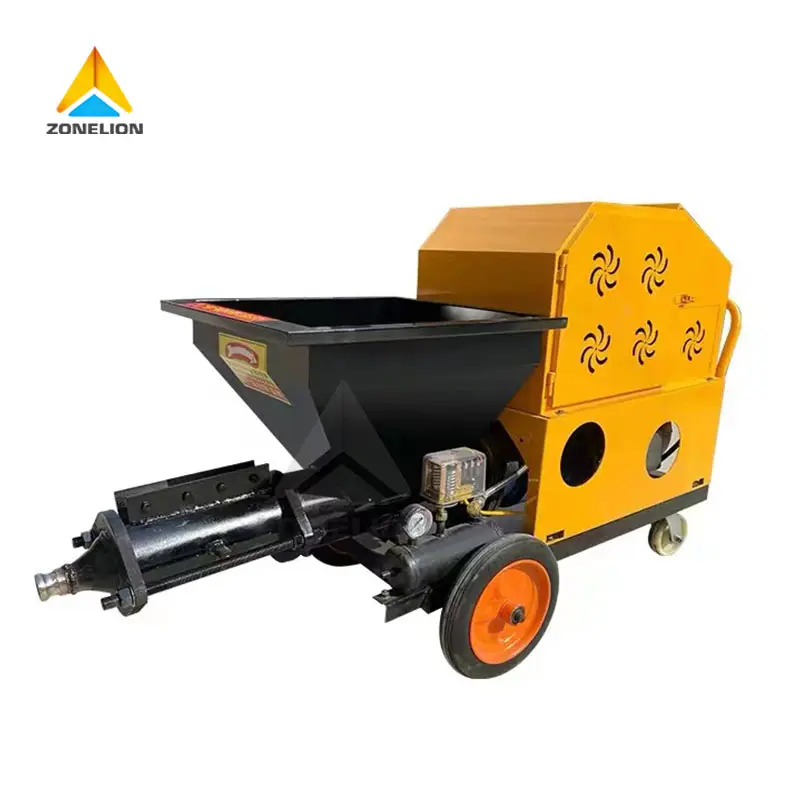 China manufacturer Portable Electric 220V4KW Wall Stucco Cement Sand Mortar Plaster Spraying Paint Machine