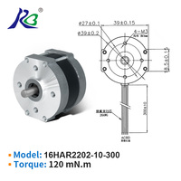 Moteur pas à pas hybride NEMA16 de haute qualité 39 mm 1,8 °   Moteur pas à pas DC biphasé pour imprimante, éclairage de scène, machine CNC