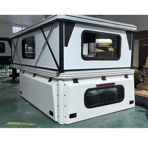 Camionnette Lit Camping-car Auvent Shell <span class=keywords><strong>toit</strong></span> <span class=keywords><strong>tente</strong></span> double cabine noir 4X4 accessoires Alu-cab auvent camping-car - Product Image 1