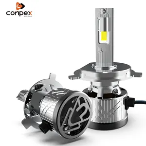 Conpex 2024 mới đến H5 IP68 CSP 65W 6500lm 8000K lumens 7x6 LED DRL Đèn pha