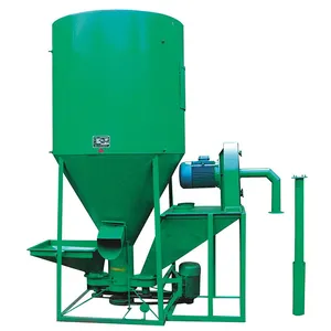 Cow/Chicken/Horse/Cattle Pig Feed Mixer Grinder Poultry Feed Grinding Crushing Machine