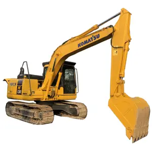 90% new hydraulic excavator secondhand road construction used komatsu pc130 excavator from China supplier