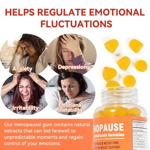 Gomitas Multivitamínicas para la Menopausia Chinaherbs, Apoyo Hormonal para Mujeres, para Sudores Nocturnos, Brotes de Calor, Energía Natural - Product Image 4