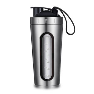 Bouteilles shaker <span class=keywords><strong>de</strong></span> protéines en acier inoxydable isolées pour la gym, sans BPA, avec logo personnalisé et marque privée - Product Image 1