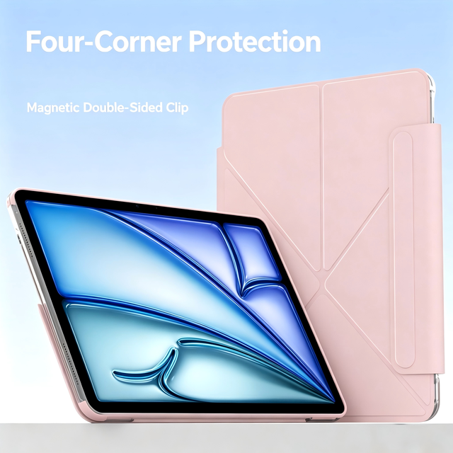 Magnetic OEM Custom RQ Tablet Cover Case for iPad 10th Lightweight Tri-Fold Stand