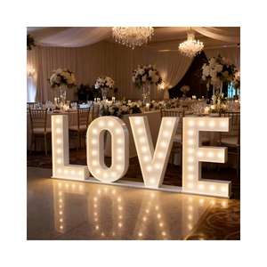 Lettres lumineuses LED 3D, taille et couleur personnalisables, numéro de fête d'anniversaire, marquee, 30, 40, 50, fête d'adultes, utilisation intérieure et extérieure - Product Image 5