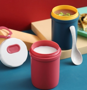 Bán buôn chống bỏng double-layer Microwaveable bịt kín súp cup nhựa cup chai nước - Product Image 3