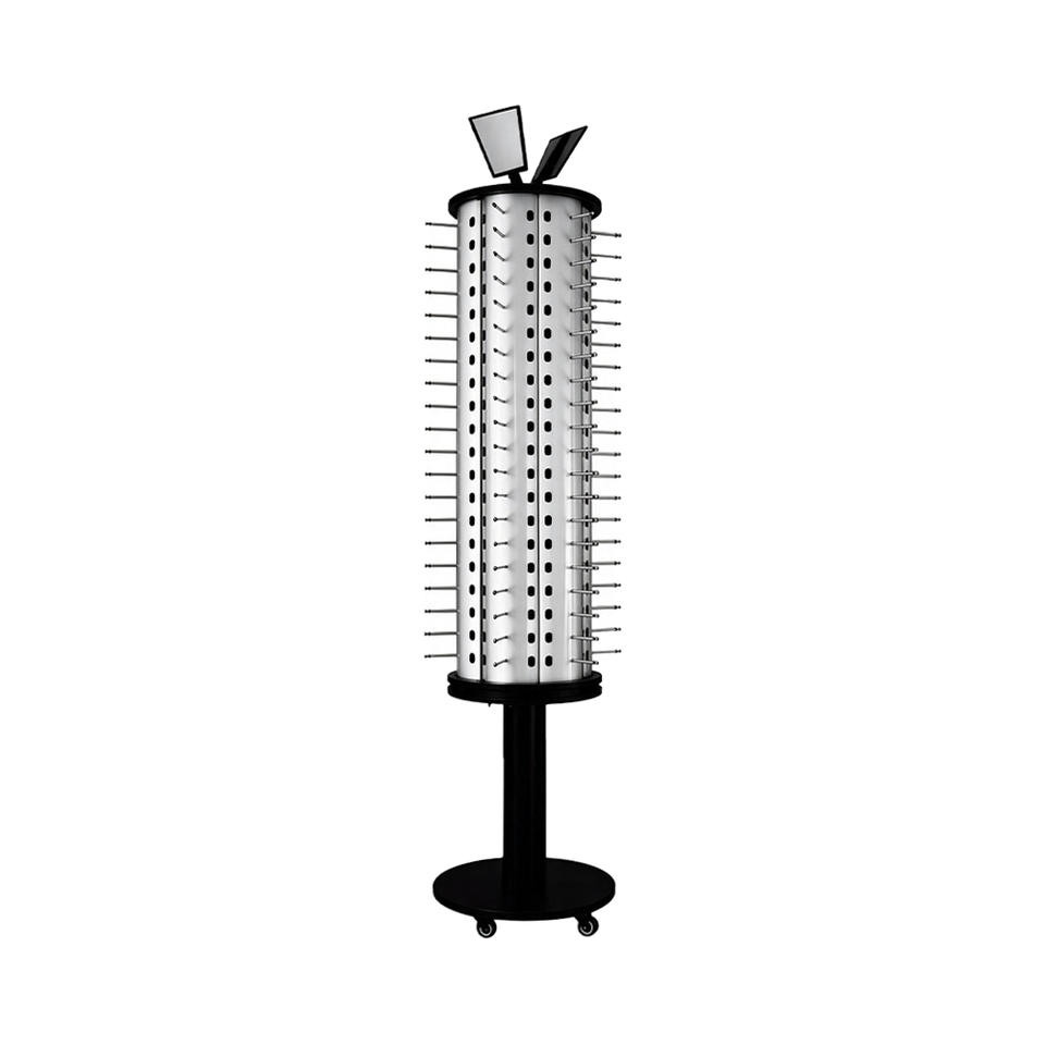 A302-2 120 Pairs Rotating Frame Display Rack, Metal Spinning Eyewear ...