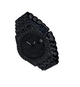 Montre élégante en diamant avec bracelet en acier inoxydable, parfaite pour les affaires et les vêtements décontractés, disponible à prix de gros - Product Image 2