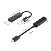 Adaptateur Jack Casque Type-C 3,5 mm AURA, Décodeur HiFi DAC 32 bits/384 kHz, Dongle Audio Portable 10000 Bend, Nouveau en Alliage d'Aluminium et Nylon