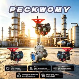 Actuadores de Bola a Prueba de Explosiones Serie PWMON de Peckwomy, con Pantalla para Medios Gaseosos, Reemplazables, Actuadores IQ3 IQ20 - Product Image 2