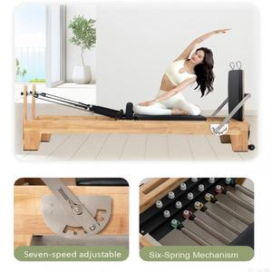 Gran oferta, máquina de reformador de Pilates de madera comercial, equipo profesional de Pilates de madera para estudio de Yoga - Product Image 5