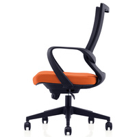 Ensemble de chaises de bureau modernes et ergonomiques 8 pièces avec accoudoir rotatif chaise élévatrice en maille pour table de bureau et écriture Boss
