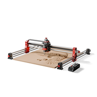 Twotrees TTC-H40, graveuse CNC 4 axes extra-large, espace de travail 1m*1m pour le brasage au carbone/l'aluminium/le métal/l'acier inoxydable