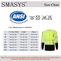Camiseta de Seguridad Impermeable de Manga Larga Reflectante de Alta Visibilidad en Dos Tonos, 100% Poliéster Birdeye, Rosa, Amarillo, Naranja, Morado, Ropa de Trabajo con Logotipo
