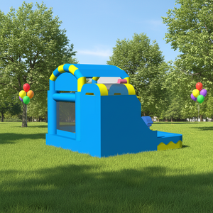 Château gonflable pour enfants avec toboggan aquatique, taille personnalisable, haute performance, commercial - Product Image 4