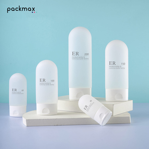 Tubes compressibles inversés blancs et givrés de 30-200 ml pour nettoyant visage et crème pour les mains – emballage cosmétique vide - Product Image 4
