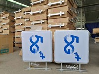 Caisson Lumineux Tournant Extérieur Enseigne Publicitaire Ronde Rotative Caisson Lumineux Led Enseigne 3d Acrylique Caisson Lumineux