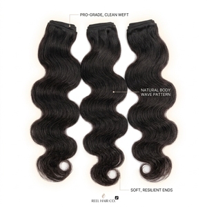 Extensiones de Cabello Humano Virgen Vietnamita Rizado para Trenzas de Ganchillo, Suaves e Invisibles, con Doble Trama a Máquina, Paquetes de Cabello Virgen - Product Image 4