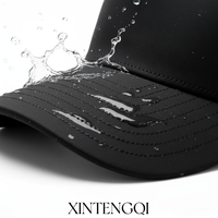 Casquette de performance hydrophobe découpée au laser sur mesure, 5 panneaux, résistante à l'eau, respirante, pour la course et le golf, destinée aux marques sportives