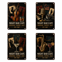 Rustikales Vintage-Blechschild Bier Metallposter Plakette Individuelle Wanddekoration für Männerhöhle Bar Pub Club Großhandel Maßanfertigung