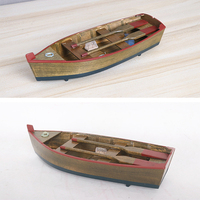 Pagaie en bois cadeau promotionnel, bateau en bois pour pêche à la voile