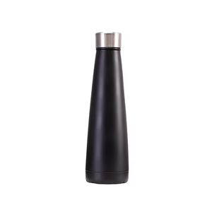 Metallic Texture Stainless Steel <b>Water</b> <b>Bottle</b> Souvenirs Double Wall Vacuum Insulated with BPA Free <b>Custom</b> Logo - Product Image 4