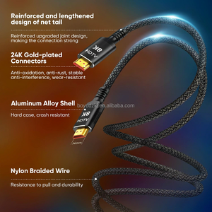 Câble Ultra Haute Vitesse 48 Gbps 8K pour HDMI 2.1 4K 120Hz 60Hz HDR10+ EARC HDCP2.3 Compatible <span class=keywords><strong>PS5</strong></span> Xbox PC Moniteur Projecteur 1m-5m - Product Image 3