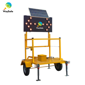 <span class=keywords><strong>Segnale</strong></span> Stradale Solare Pieghevole WaySafe 1500x750mm con 15 o 25 LED per Controllo del Traffico - Product Image 2