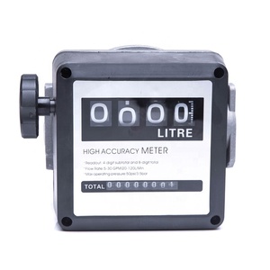 機械式ディーゼルカウンター4桁流量計2025新品ホットセール高精度燃料ディーゼル流量計 - Product Image 2
