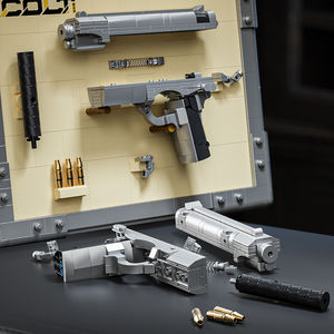 Jiqi JQ1103 1104 ของเล่นสะสมสำหรับผู้ใหญ่ ปืนคอลท์แบบประกอบเอง รุ่นใหม่ ปืนรีวอลเวอร์ ปืนเดสเสิร์ทอีเกิล ตัวต่อแบบติดผนังสำหรับเด็กผู้ชาย - Product Image 6