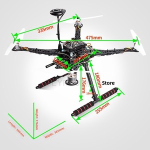 Tự làm S500 Kit mã nguồn mở Pixhawk chuyến bay điều khiển cầm tay bay chụp ảnh trên không bay <span class=keywords><strong>Drone</strong></span> thành phần - Product Image 3