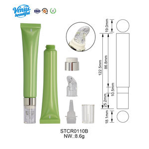 Tubo in Plastica per Cosmetici con Pompa Airless e Tappo a Vite per Prodotti per la Cura della Pelle - Product Image 1