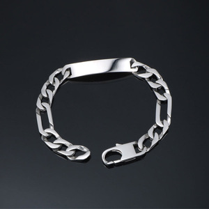 Pulsera de Cadena de Acero de Titanio Estilo Punk de Moda, 21 cm de Largo, Joyería para Fiesta CE178 - Product Image 2