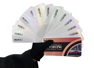 Siêu Bóng PVC Xe Bọc Vinyl Màu Sắc Thay Đổi Ngọc Trai Tắc Kè Hoa Oải Hương Satin Màu Hồng Chống Xước Bảo Hiểm Cơ Thể Cho Các Đại lý - Product Image 2