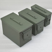 Boîte à munitions en métal M19A1 Fat 50 Cal Iron Ammo Can avec support de personnalisation OEM
