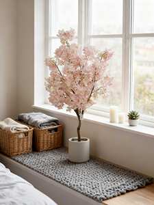 Vente directe d'usine, plantes artificielles de haute qualité de 1,4 m, plantes en pot, décorations pour les mariages et la décoration d'hôtels en intérieur - Product Image 4