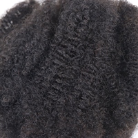 50 grammi naturale afro crespo fascio di capelli umani alla rinfusa per micro mini torsione treccia dreadlock extension per capelli
