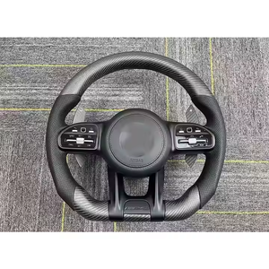 Volant en Fiber de carbone pour mercedes-benz <span class=keywords><strong>Amg</strong></span> W204 W205 W167 W213 W222 W207 W212 volant de voiture - Product Image 2