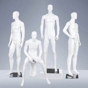 Wholesale Fiberglass <strong>Full</strong> <strong>Body</strong> Men <strong>Suit</strong> Muscle Male Mannequin Whole <strong>Body</strong> Dummy Standing White Man Mannequin for Luxury <strong>Suits</strong> - Product Image 2