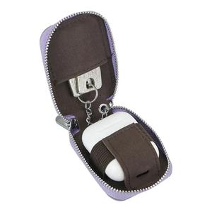 AndoBag Mini Porte-clés de mode pour hommes et femmes, en cuir véritable, avec fermeture éclair, étui pour écouteurs, petit portefeuille avec porte-clés 2517 - Product Image 5