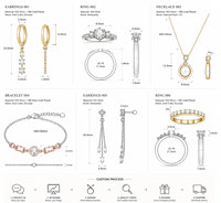 Luxuriöser personalisierter Anhänger aus Moissanit und 925er Sterlingsilber mit individuellem Namen oder Logo für Schmuckketten und Ringe