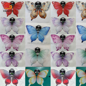 SMOOTH NEW Arrival Wedding Banquet Hall Show Play Decoration Bionic Electric Flying <b>Butterfly</b> With LED <b>Light</b> - Product Image 6