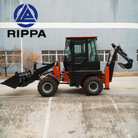 La Chine Rippa usine ménage 4 T 5 tonnes petit Retroexcavadora mini chargeuse-pelleteuse 4 tonnes chargeuse-pelleteuse