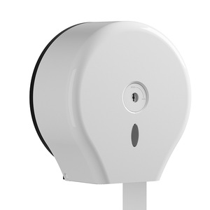 Wall Mounted Large Roll <b>Paper</b> Towel Dispenser Round No Drilling Required For Hotels And Guesthouses - Product Image 1