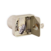 ELSAMEC Opérateur de porte automatique traditionnel efficace - Conception en aluminium/plastique/acier - Installation facile par vis - Télécommande